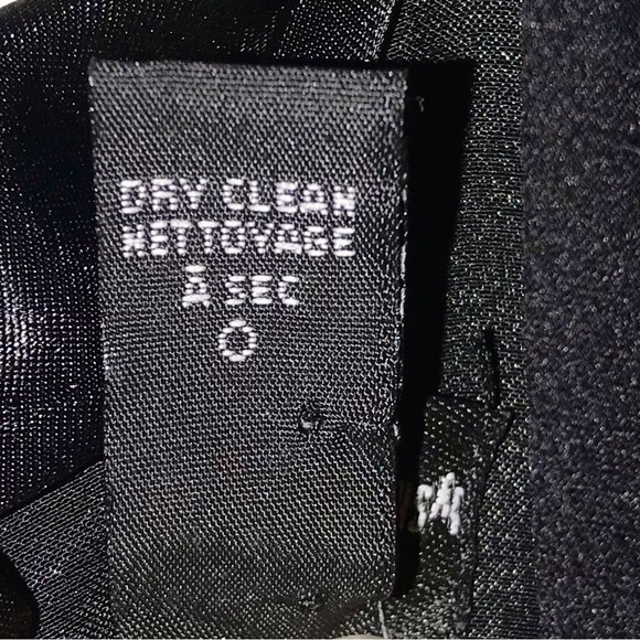 VTG 90's Y2K Black Beaded Silk Sleeveless Mesh Asymmetrical Cocktail Maxi Dress - Picture 7 of 7